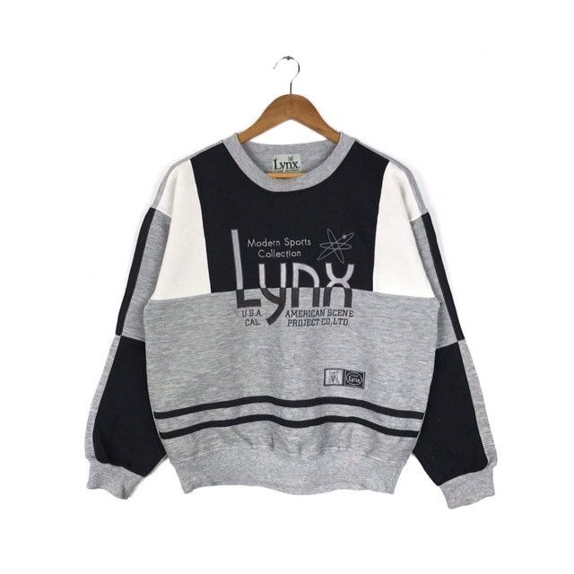 Vintage Vintage 90s Lynx Usa California Sweatshirt Size US M / EU 48-50 / 2 - 1 Thumbnail