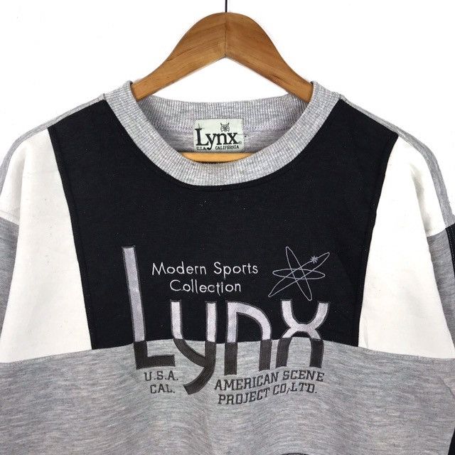 Vintage Vintage 90s Lynx Usa California Sweatshirt Size US M / EU 48-50 / 2 - 2 Thumbnail