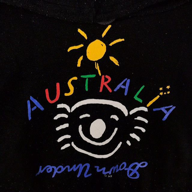 Vintage Ken Done Art Work Hoodie Sweatshirt