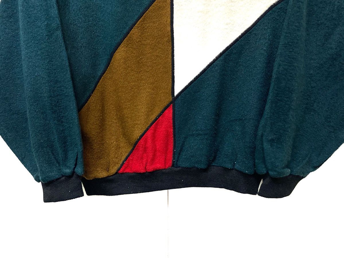 Designer × Japanese Brand Japanese Patchwork Crewneck Multicolor Sweatshirt Size US M / EU 48-50 / 2 - 4 Thumbnail