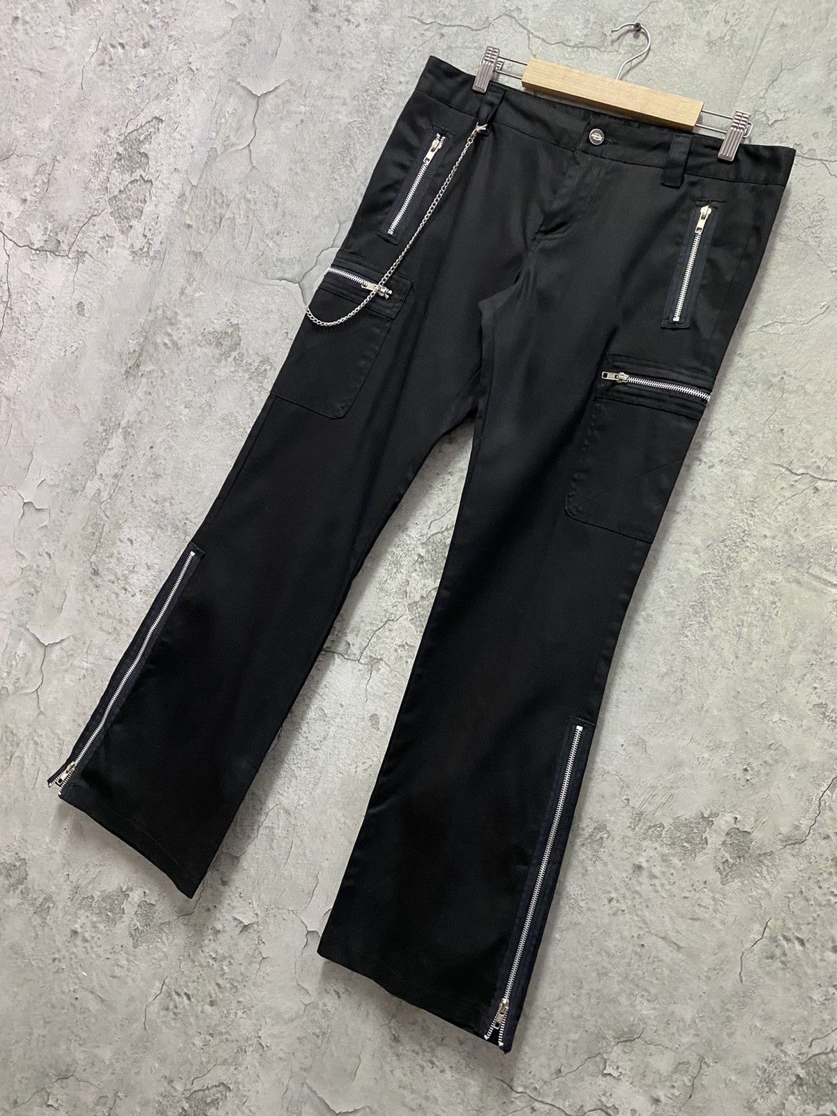 Dickies × Vintage Vintage Dickies Cargo Bondage Zipper Flared Pants Size US 32 / EU 48 - 3 Thumbnail