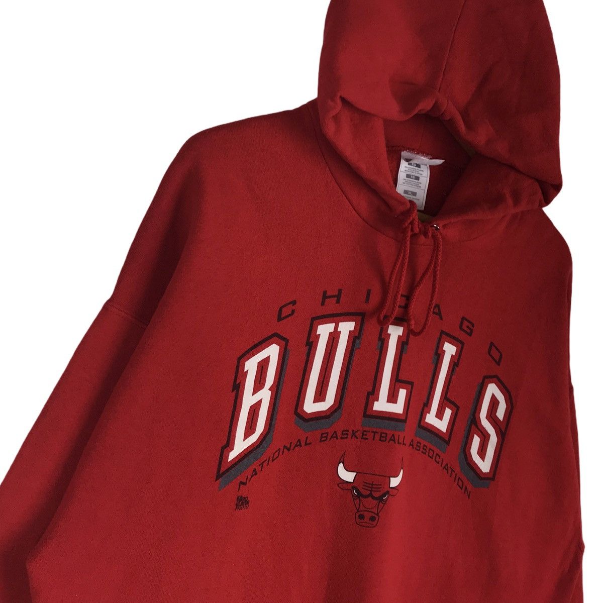 Fruit Of The Loom × NBA Vintage Chicago Bulls Hoodie Pullover Sweatshirt Size US XL / EU 56 / 4 - 4 Thumbnail
