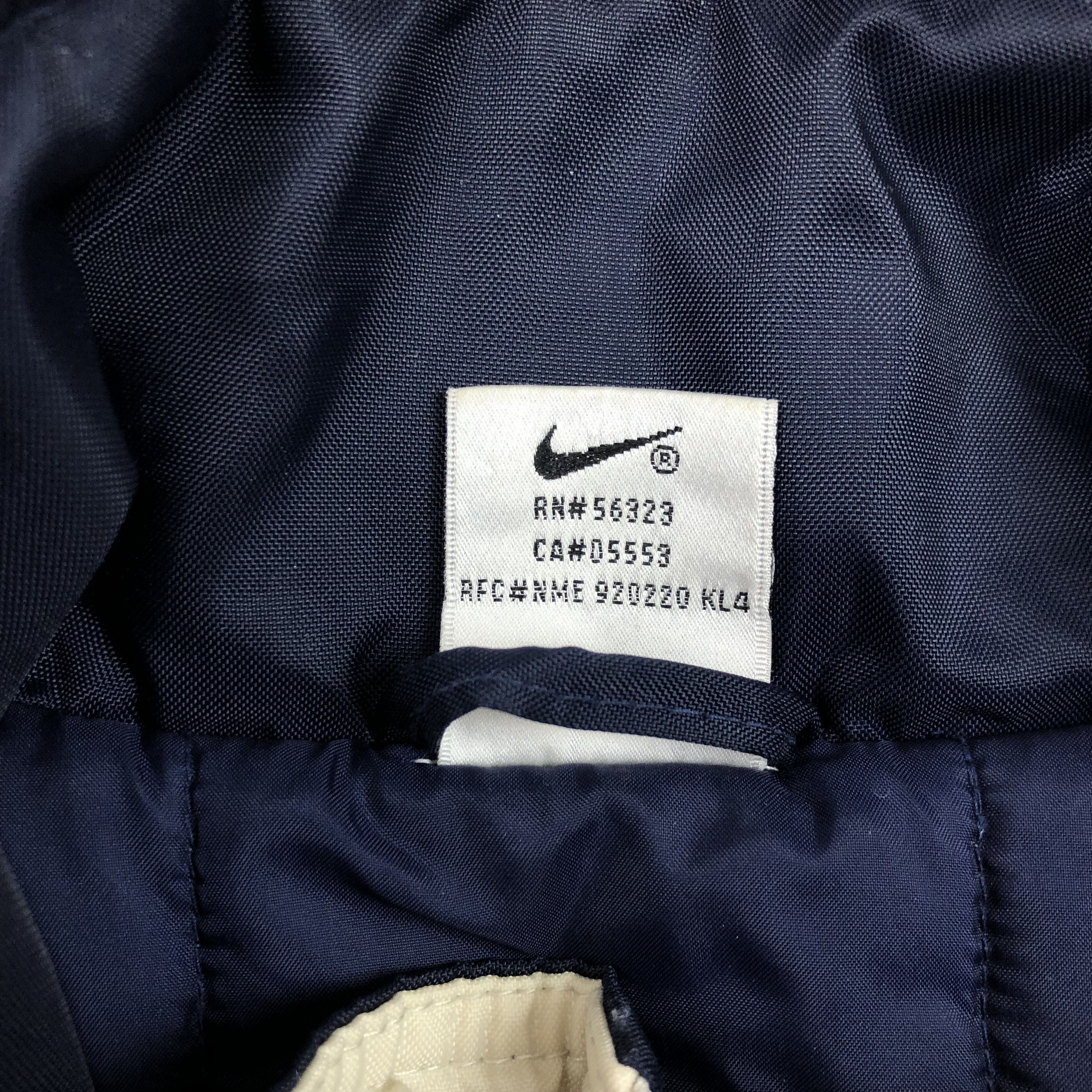 Nike × Vintage Vintage Nike Jacket Rare Big Logo Swoosh Y2K hype Drill Size US L / EU 52-54 / 3 - 5 Thumbnail