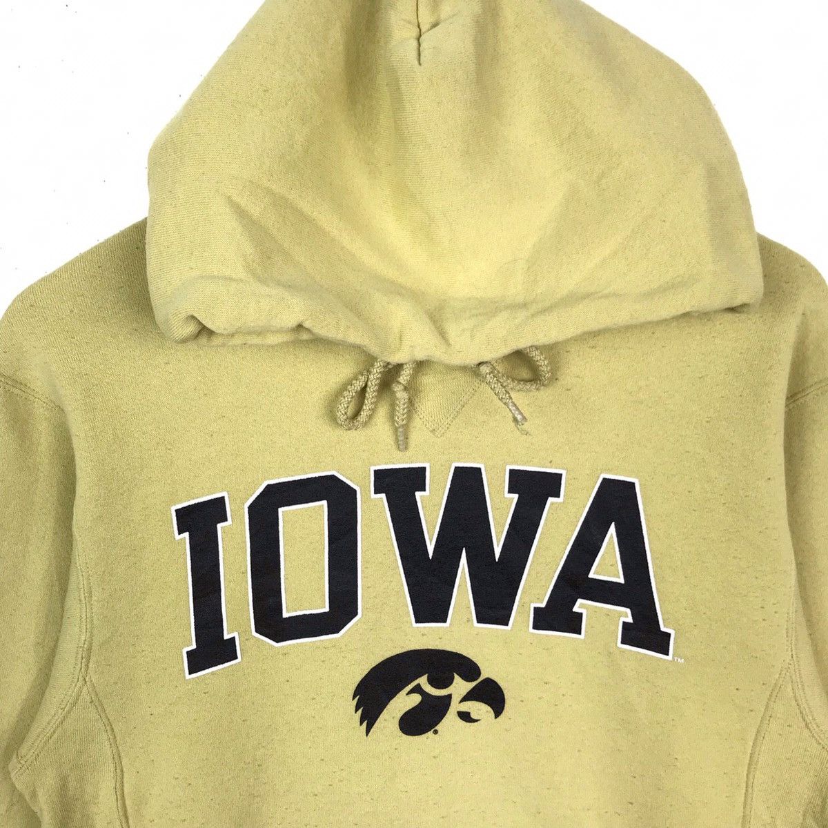 NFL × Russell Athletic × Vintage Vintage 90s Iowa Hoodie Pullover Sweatshirt Size US S / EU 44-46 / 1 - 2 Thumbnail