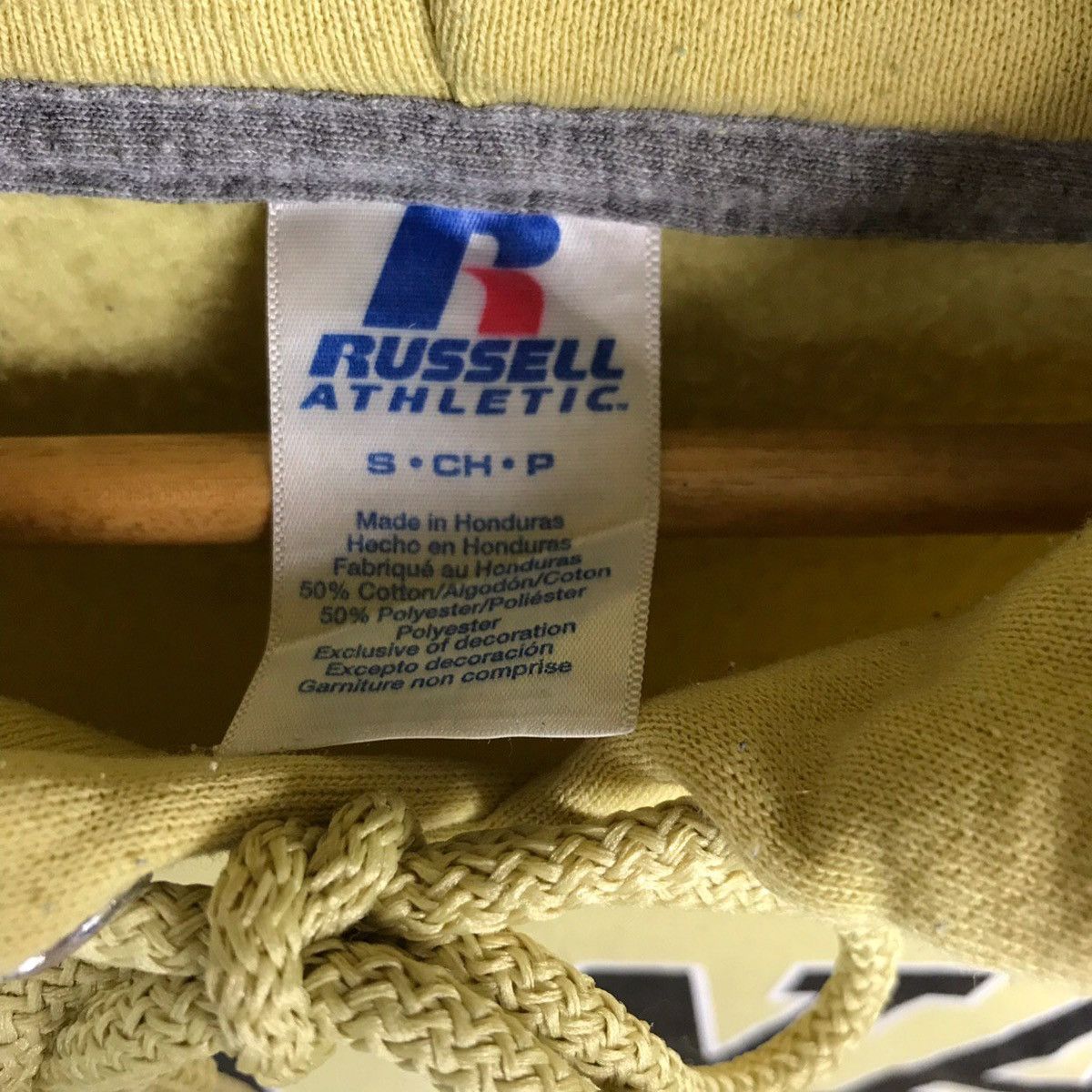 NFL × Russell Athletic × Vintage Vintage 90s Iowa Hoodie Pullover Sweatshirt Size US S / EU 44-46 / 1 - 5 Thumbnail