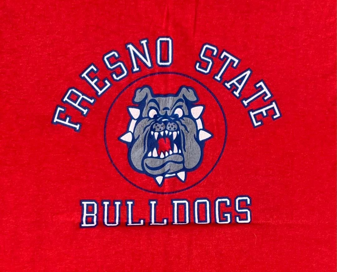 Vintage Vintage Tee D - 22 Fresno State Bulldogs Size US M / EU 48-50 / 2 - 2 Thumbnail