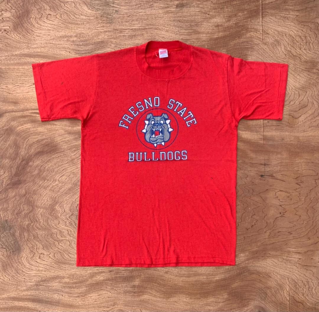 Vintage Vintage Tee D - 22 Fresno State Bulldogs Size US M / EU 48-50 / 2 - 1 Thumbnail