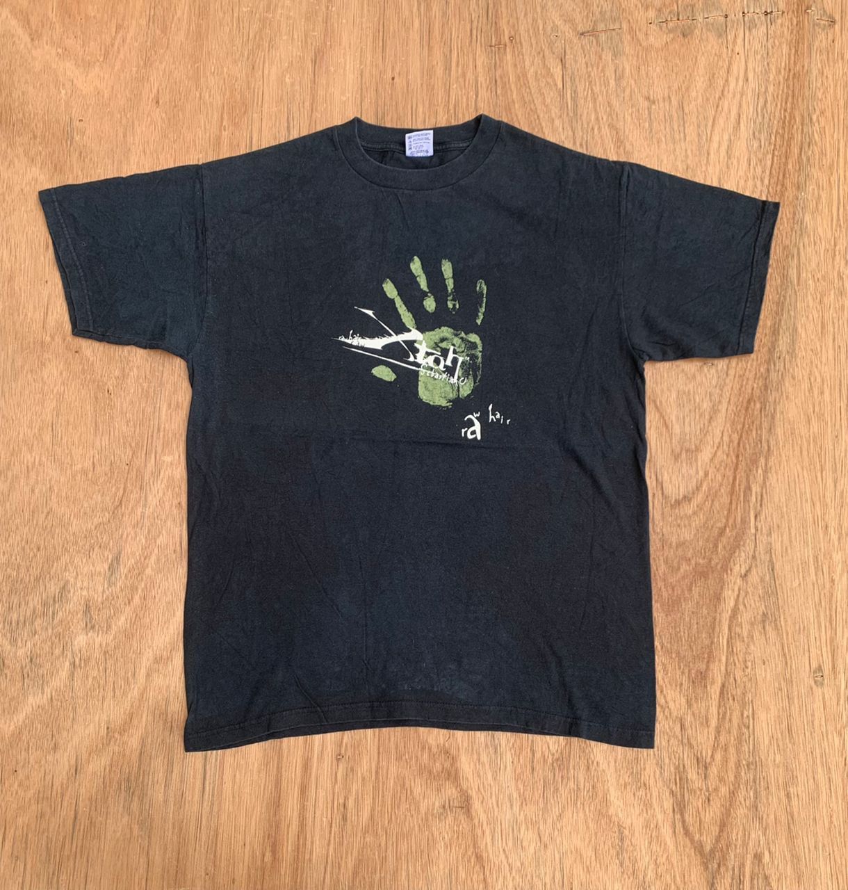 Anvil × Vintage Vintage Tee D 34 Xtah Sebastian Raw Hair Size US L / EU 52-54 / 3 - 1 Thumbnail