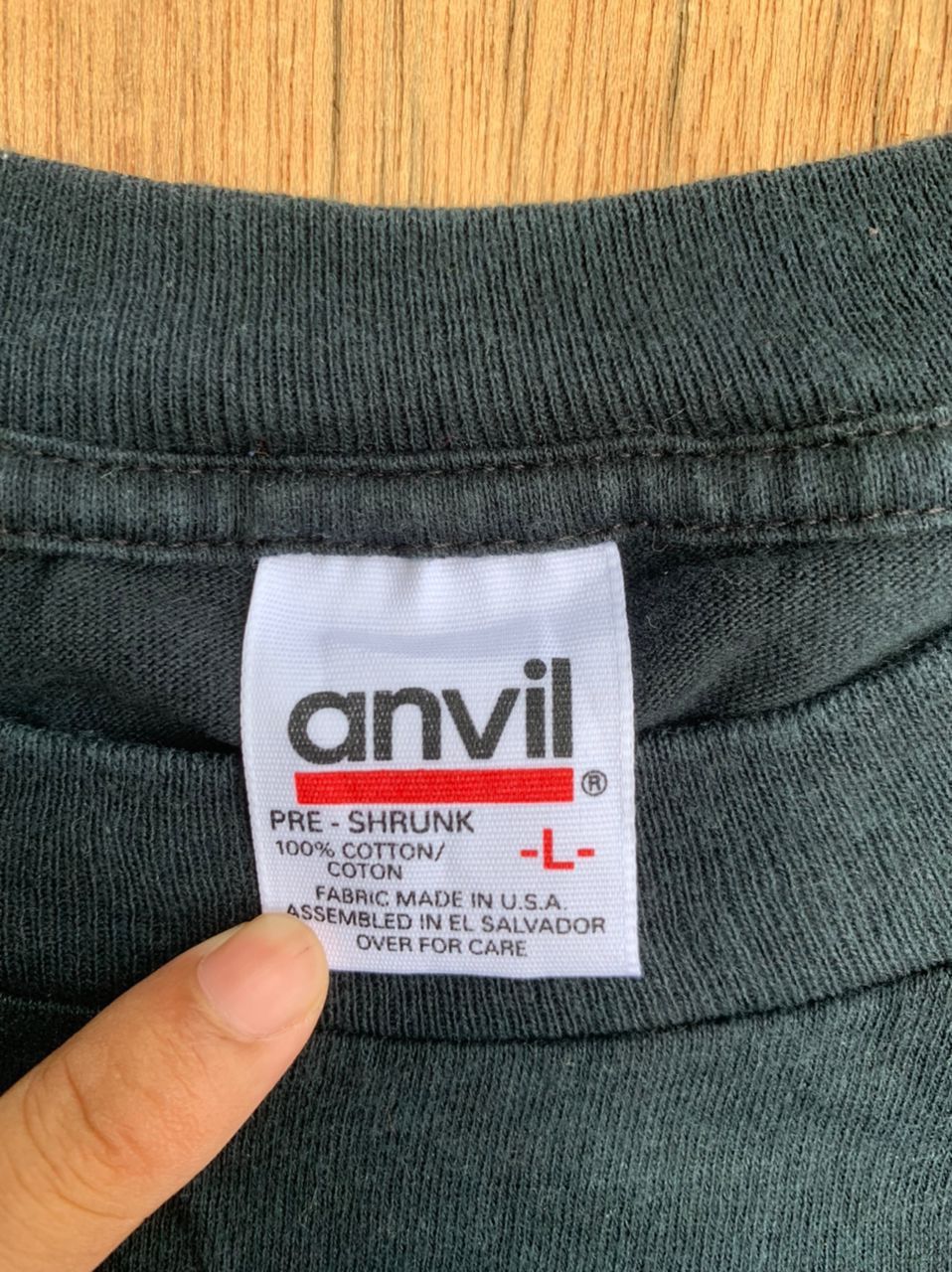 Anvil × Vintage Vintage Tee D 34 Xtah Sebastian Raw Hair Size US L / EU 52-54 / 3 - 5 Thumbnail