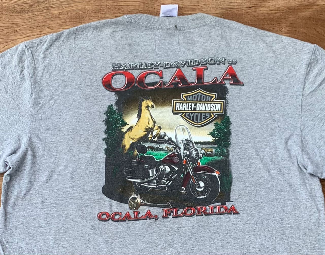 Harley Davidson × Vintage Vintage Tee D 37 Harley davidson Size US XL / EU 56 / 4 - 5 Thumbnail