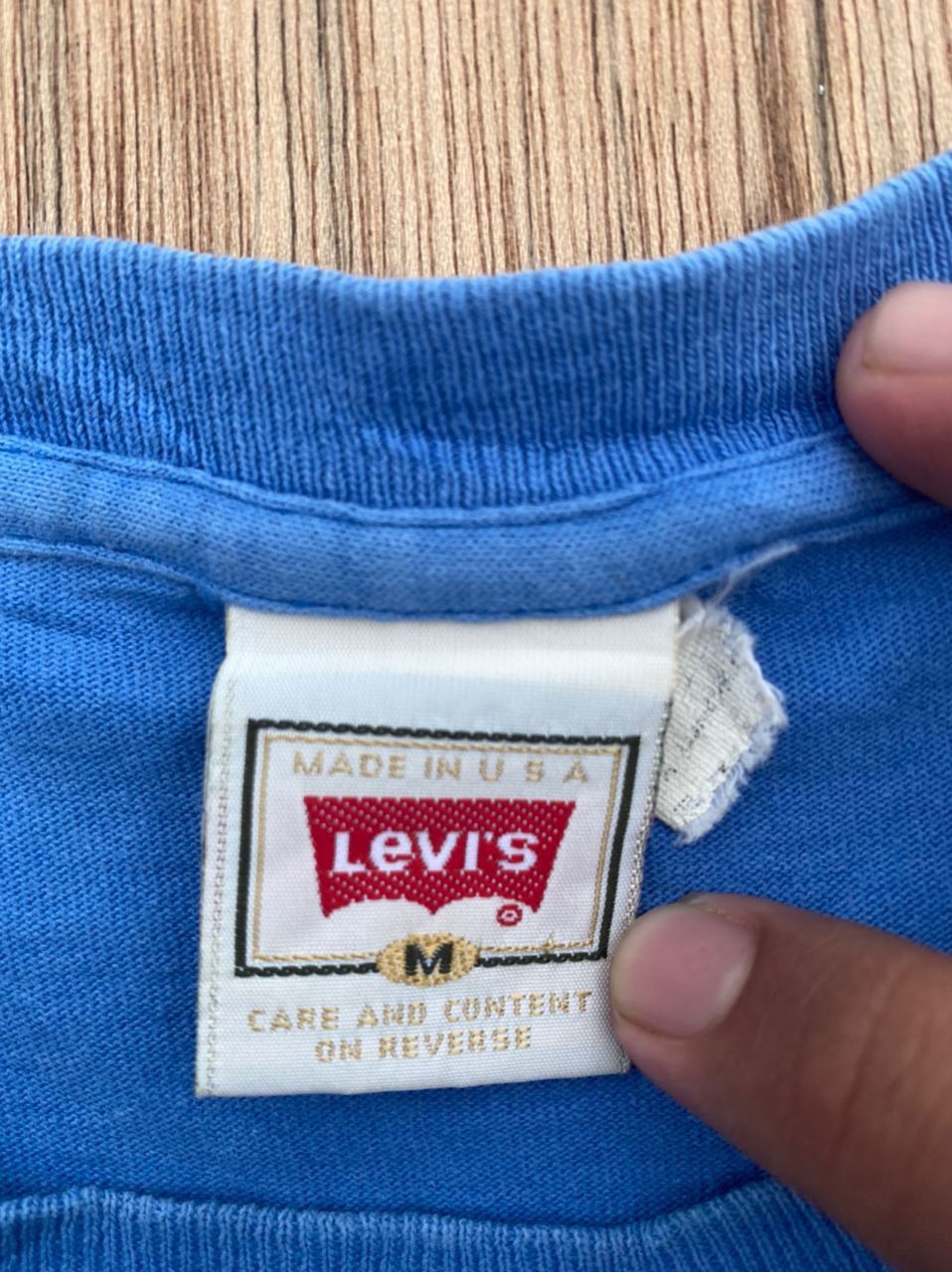 Levi's × Vintage Vintage Tee D - 27 Levis Size US M / EU 48-50 / 2 - 5 Thumbnail