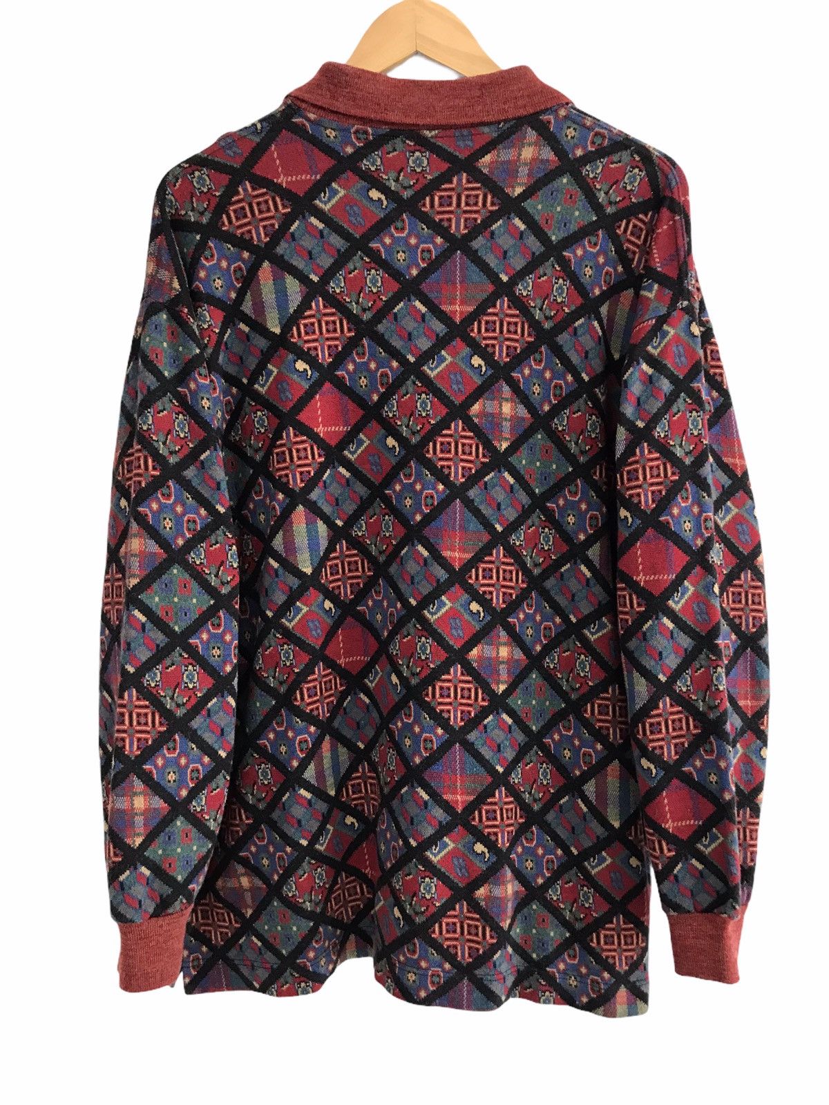 Other Italian Designer Lazo Over Print Polo Shirt Size US L / EU 52-54 / 3 - 3 Thumbnail