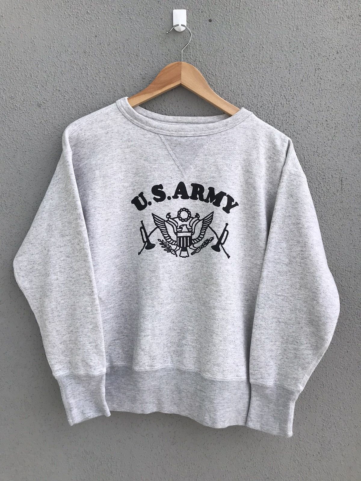 Vintage Brents Sportwear Inc. US ARMY Sweatshirt Made In USA Size US M / EU 48-50 / 2 - 1 Thumbnail