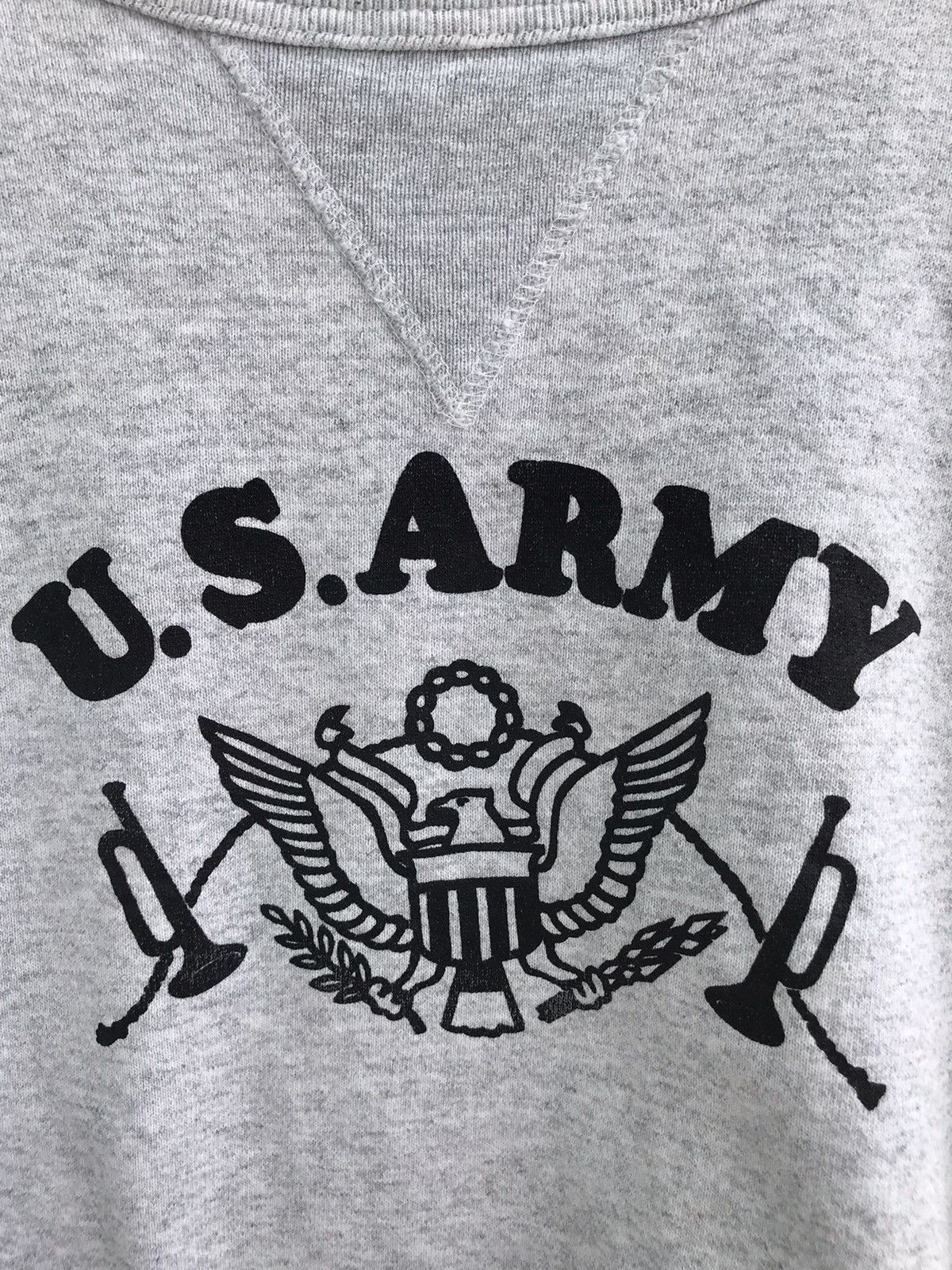 Vintage Brents Sportwear Inc. US ARMY Sweatshirt Made In USA Size US M / EU 48-50 / 2 - 2 Thumbnail
