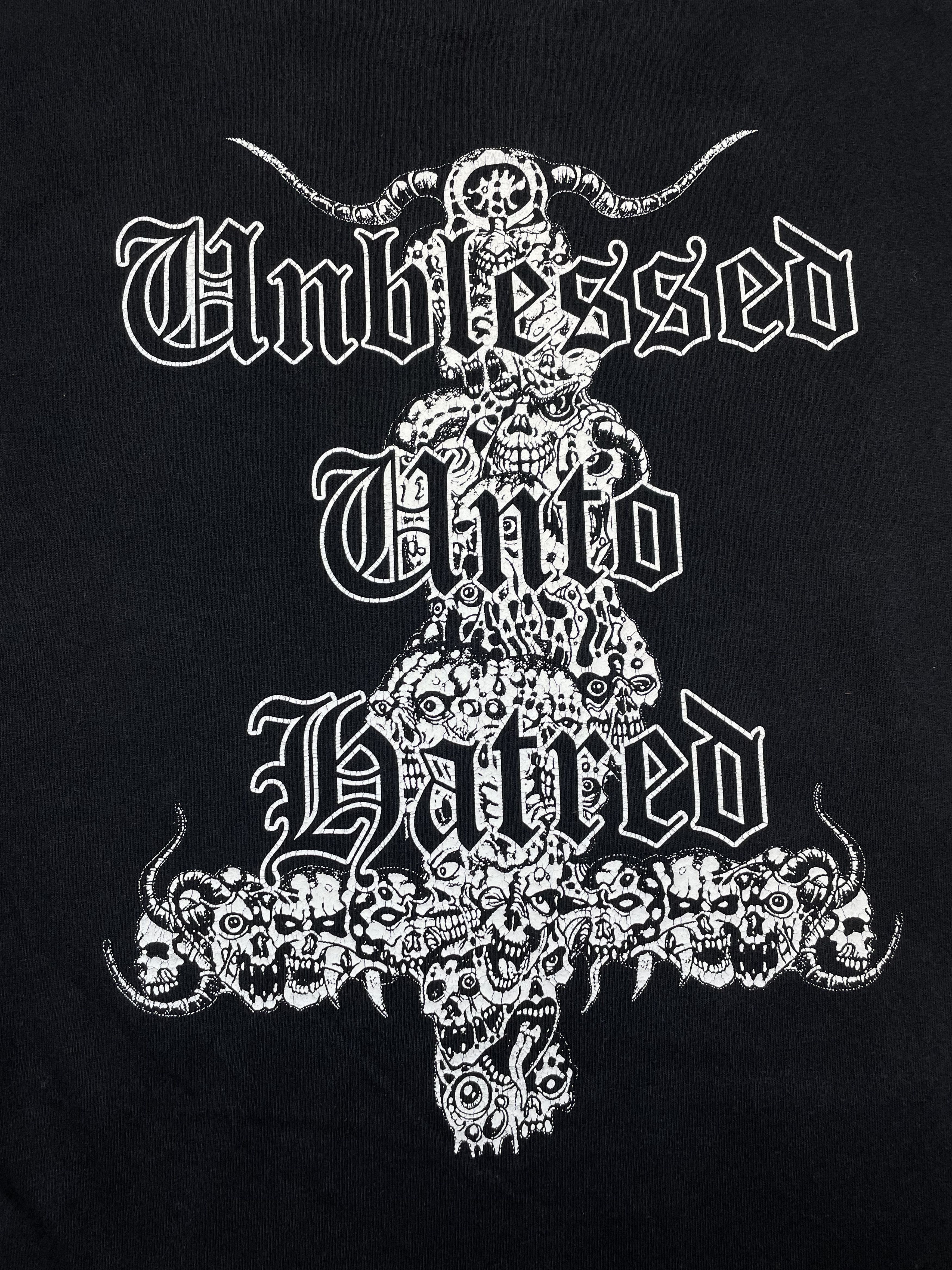 Band Tees × Vintage Vintage Crucifire 2002 Death Metal Tee Unblessed Unto Hatred Size US L / EU 52-54 / 3 - 13 Thumbnail