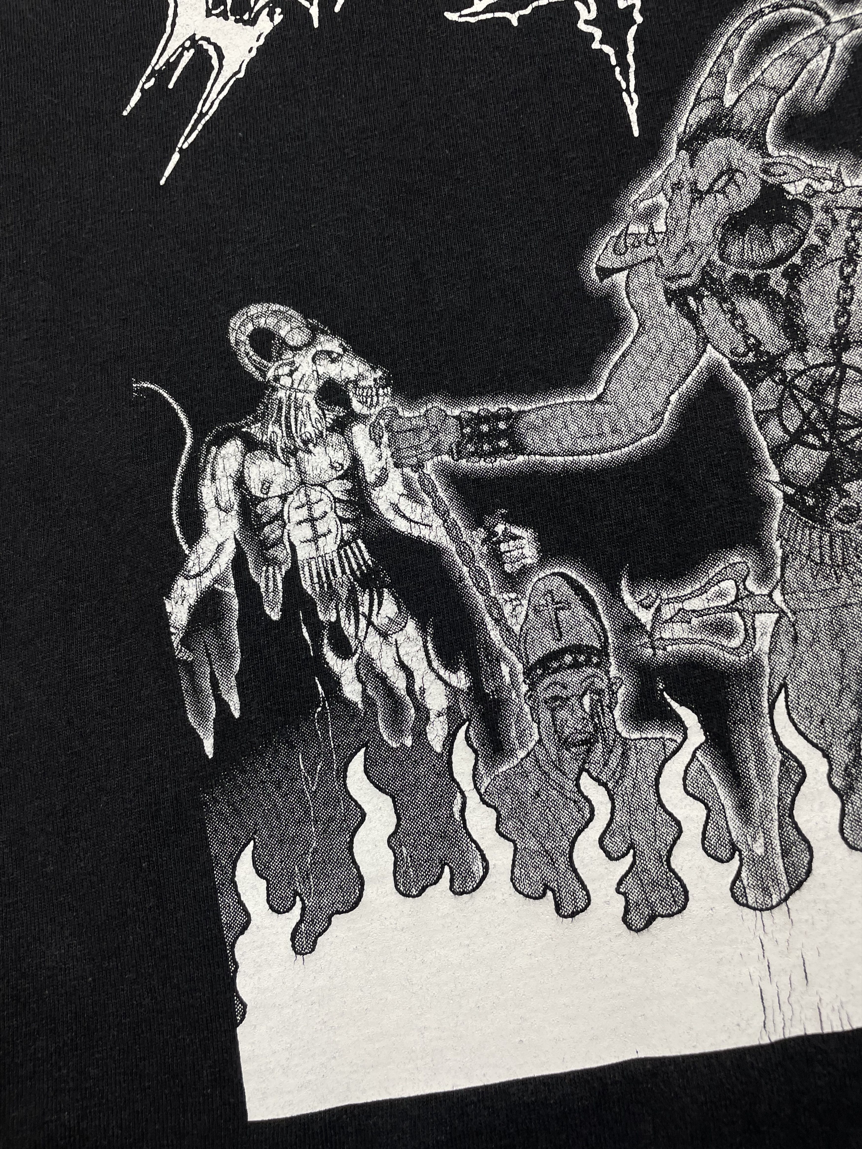 Band Tees × Vintage Vintage Crucifire 2002 Death Metal Tee Unblessed Unto Hatred Size US L / EU 52-54 / 3 - 5 Thumbnail