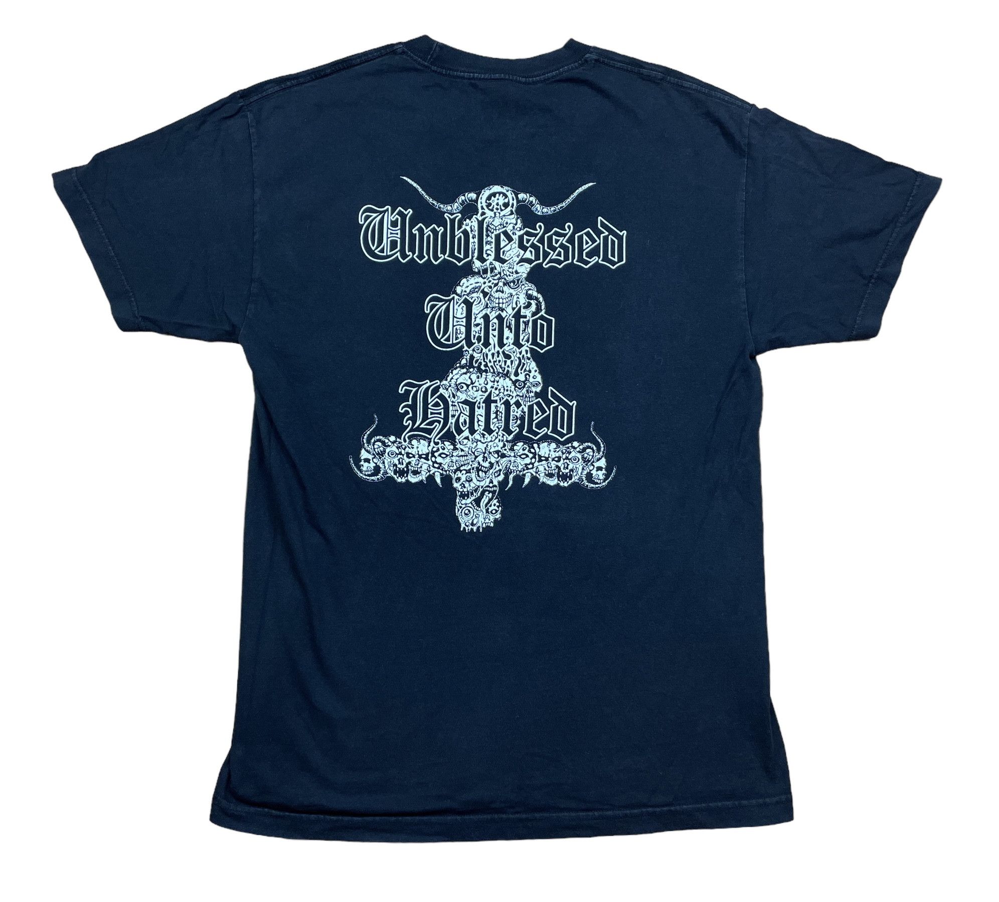 Band Tees × Vintage Vintage Crucifire 2002 Death Metal Tee Unblessed Unto Hatred Size US L / EU 52-54 / 3 - 2 Thumbnail