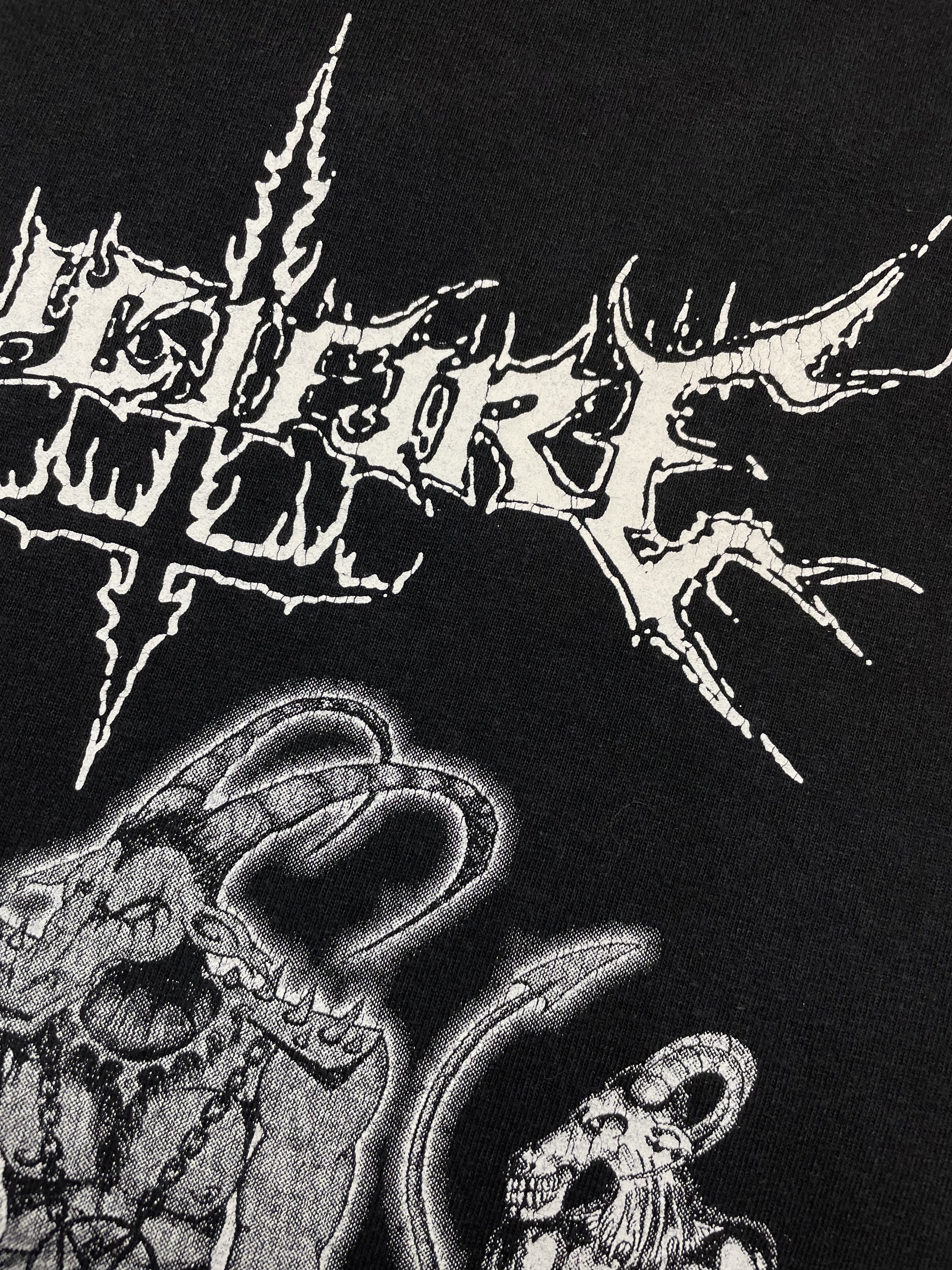 Band Tees × Vintage Vintage Crucifire 2002 Death Metal Tee Unblessed Unto Hatred Size US L / EU 52-54 / 3 - 7 Thumbnail