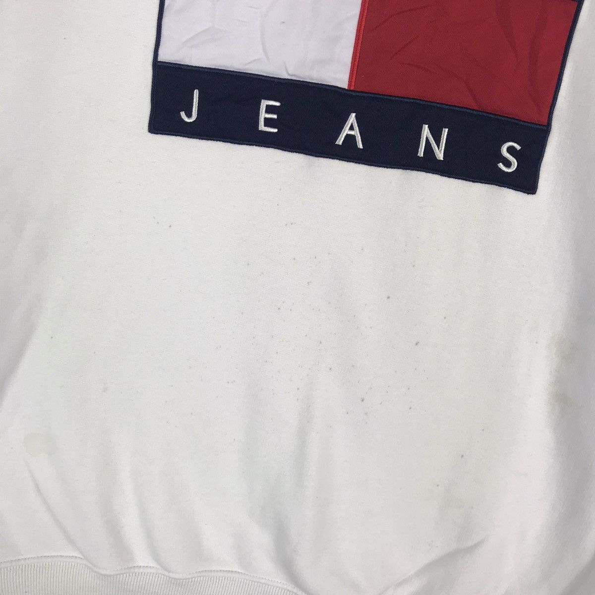 Tommy Hilfiger Vintage Tommy Jeans Big Flag Sweatshirt Size US XL / EU 56 / 4 - 6 Thumbnail