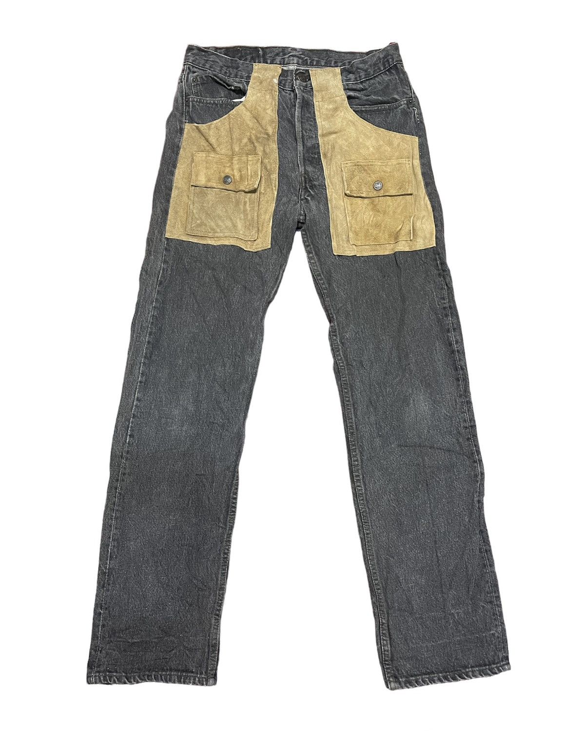image of Levis Vintage Clothing x Sonic Lab Vintage 90's Levis X Sonic Lab By Nepenthis in Black (Size 31)