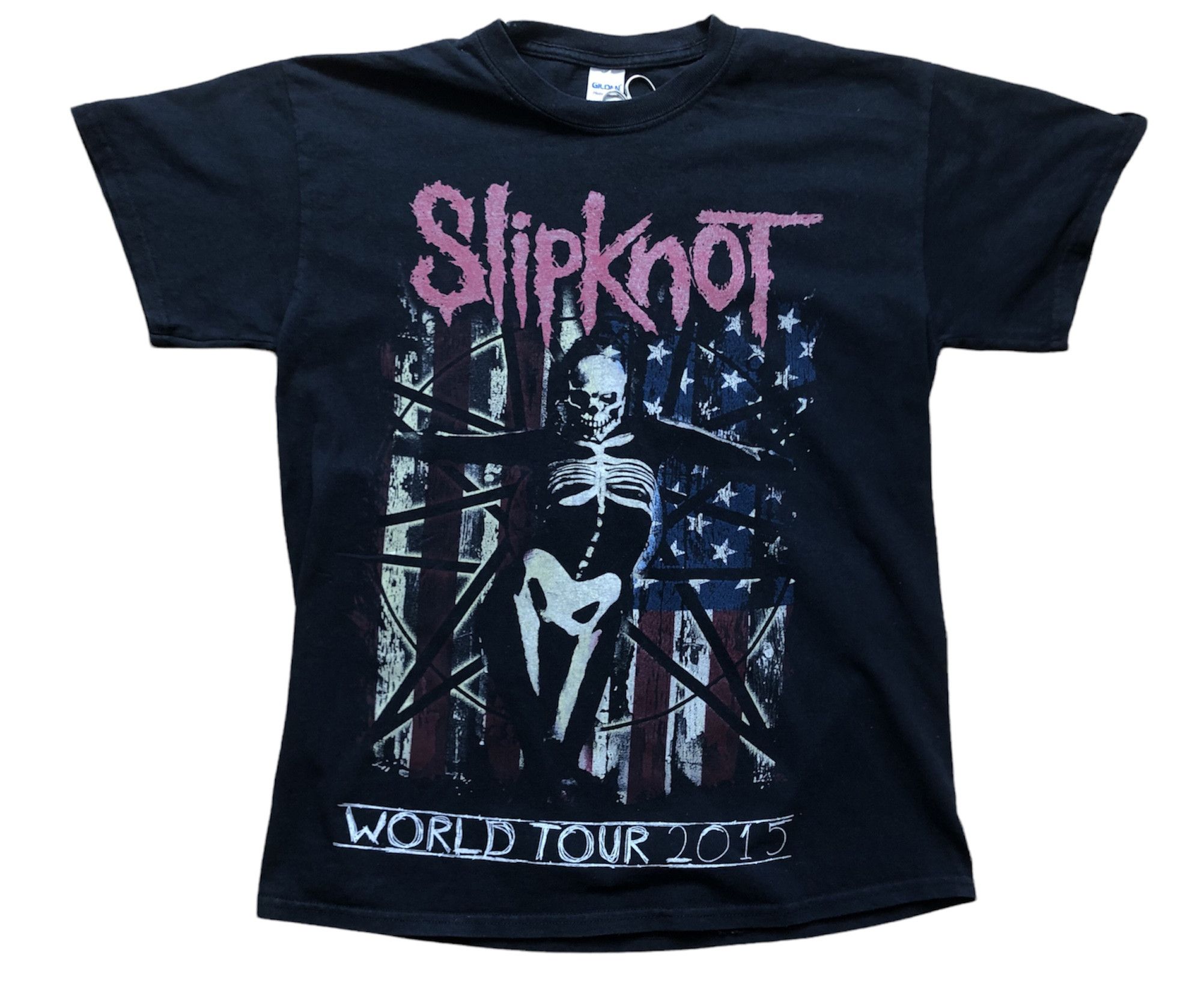 Band Tees × Slipknot Slipknot 2015 Shirt Jersey Band Rock Tee Rare Y2K Drill Hype Size US M / EU 48-50 / 2 - 1 Thumbnail