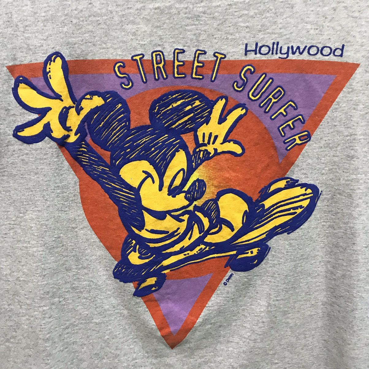 Mickey Mouse Vtg Street Surfer Mickey Mouse Ringer Tee Shirt Size US M / EU 48-50 / 2 - 3 Thumbnail