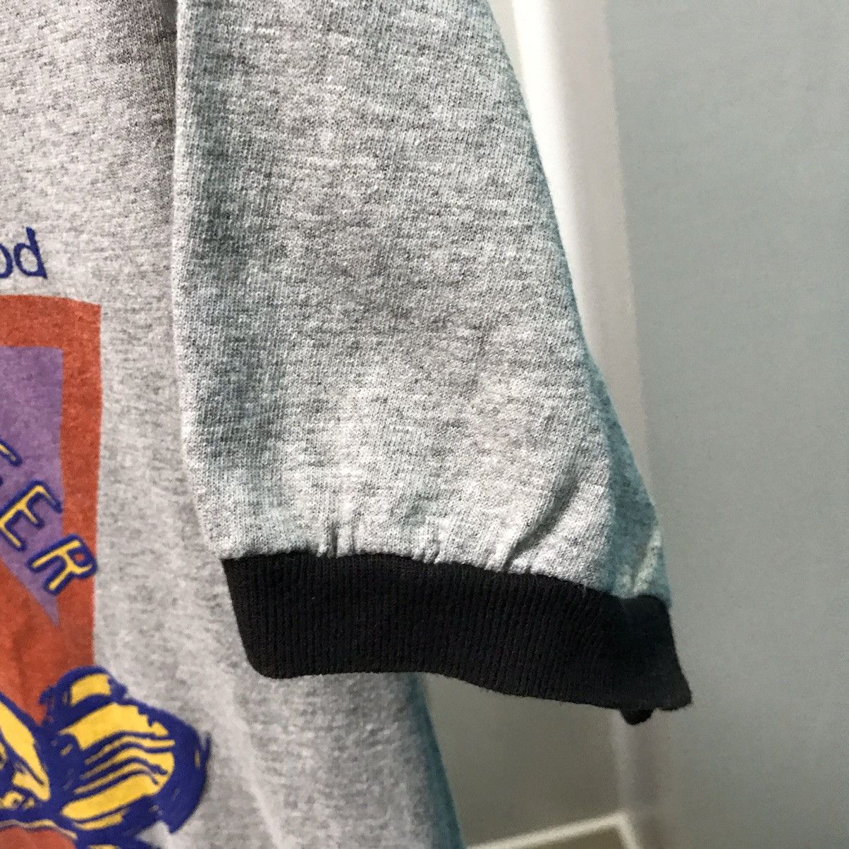 Mickey Mouse Vtg Street Surfer Mickey Mouse Ringer Tee Shirt Size US M / EU 48-50 / 2 - 6 Thumbnail