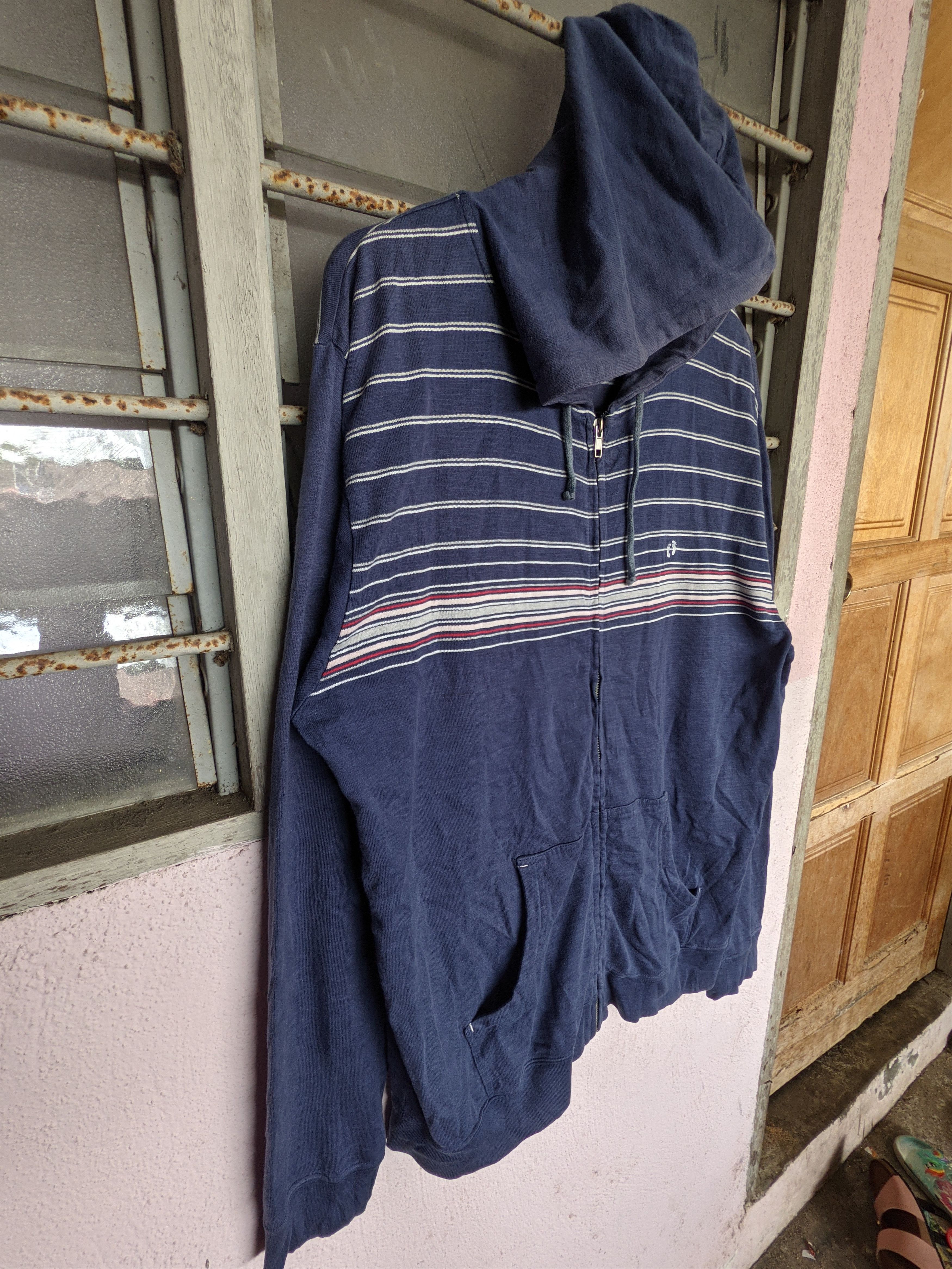 Hang Ten × Vintage ⚡️Rare⚡️ Hang Ten Stripe Hoodies Size US L / EU 52-54 / 3 - 3 Thumbnail
