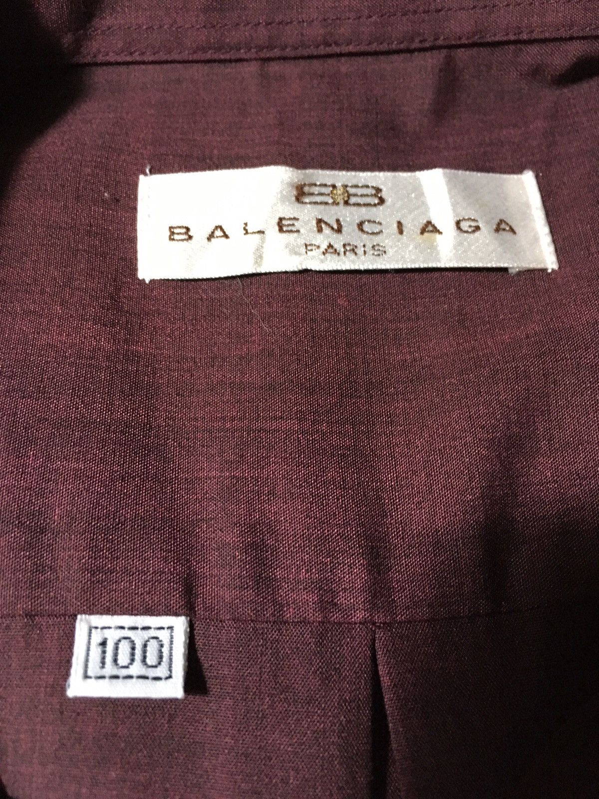 Balenciaga Balenciaga Button-Up Shirt Embroidery Small Logo Size US L / EU 52-54 / 3 - 14 Thumbnail