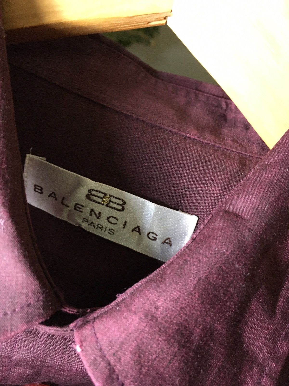 Balenciaga Balenciaga Button-Up Shirt Embroidery Small Logo Size US L / EU 52-54 / 3 - 13 Thumbnail