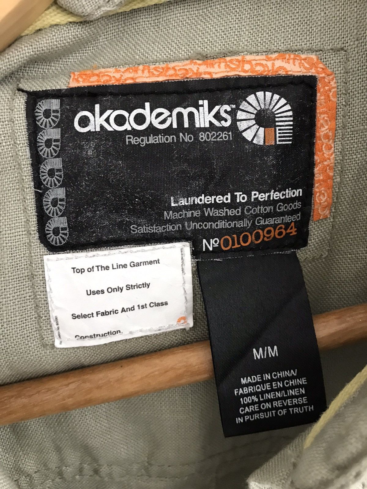 Akademiks Akademiks Tactical Linen Shirt Size US L / EU 52-54 / 3 - 6 Thumbnail