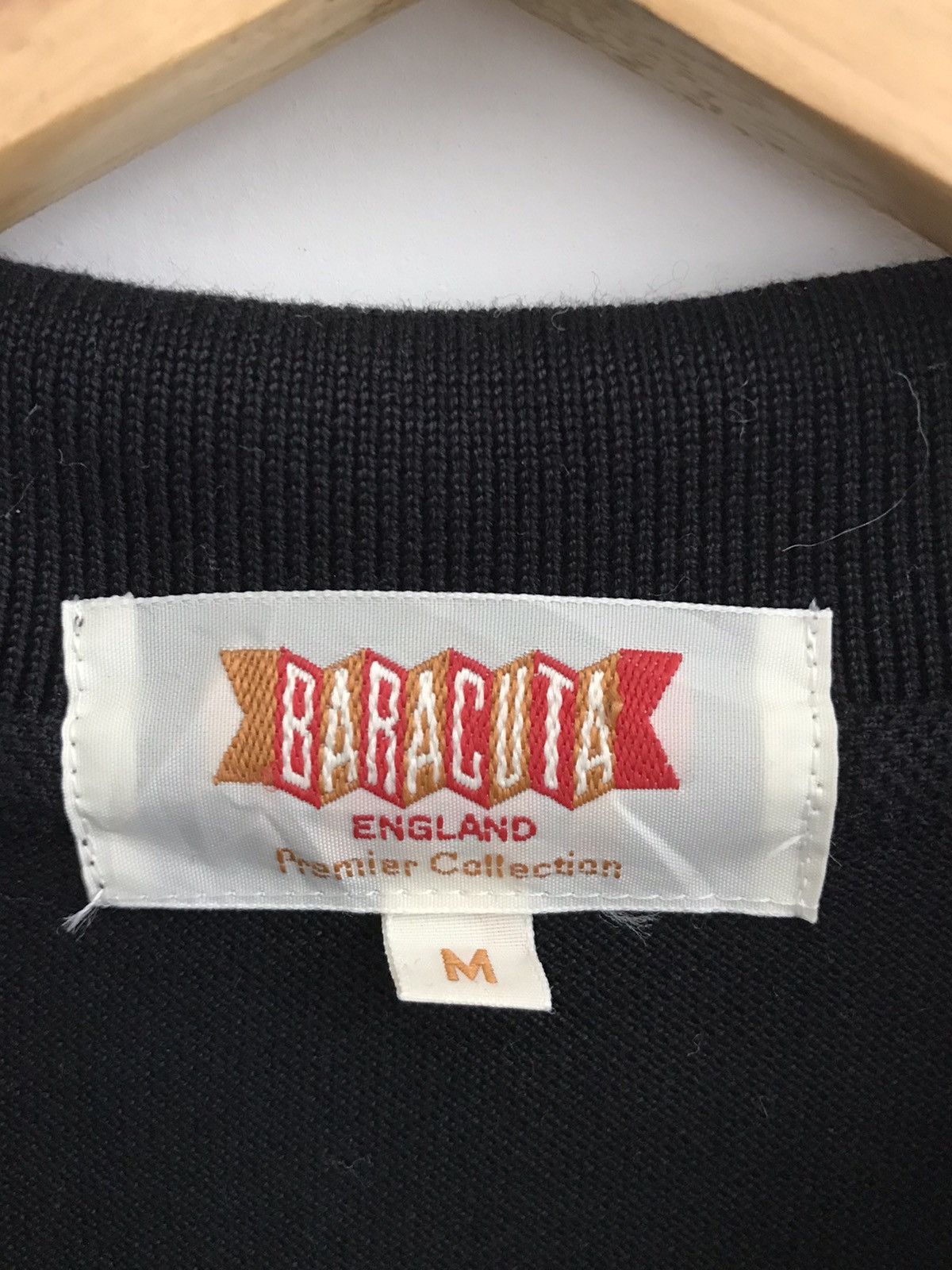 Baracuta Baracuta Black Plain Polo Shirt Made In Japan Size US M / EU 48-50 / 2 - 4 Thumbnail