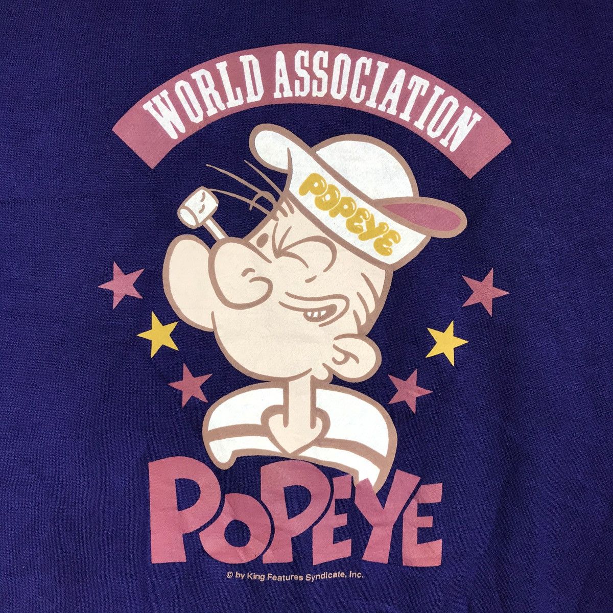 Cartoon Network × Vintage Vintage 90s Popeye The Sailorman Reversible Sweatshirt Size US M / EU 48-50 / 2 - 3 Thumbnail