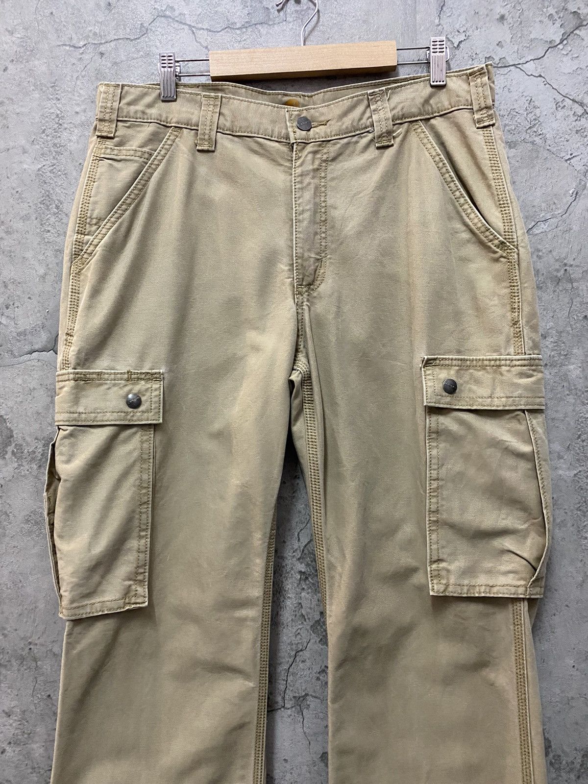 Carhartt × Carhartt Wip × Vintage Vintage Carhartt Cargo Technical Casual Workwear Pants Size US 33 - 4 Thumbnail