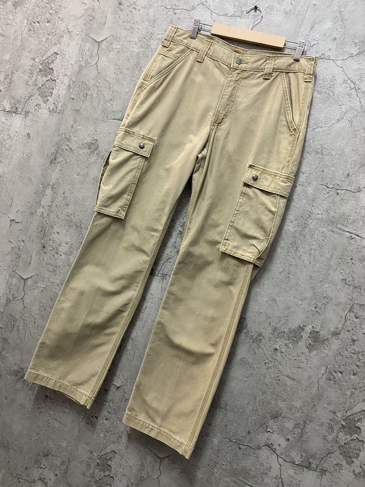 Carhartt × Carhartt Wip × Vintage Vintage Carhartt Cargo Technical Casual Workwear Pants Size US 33 - 3 Thumbnail
