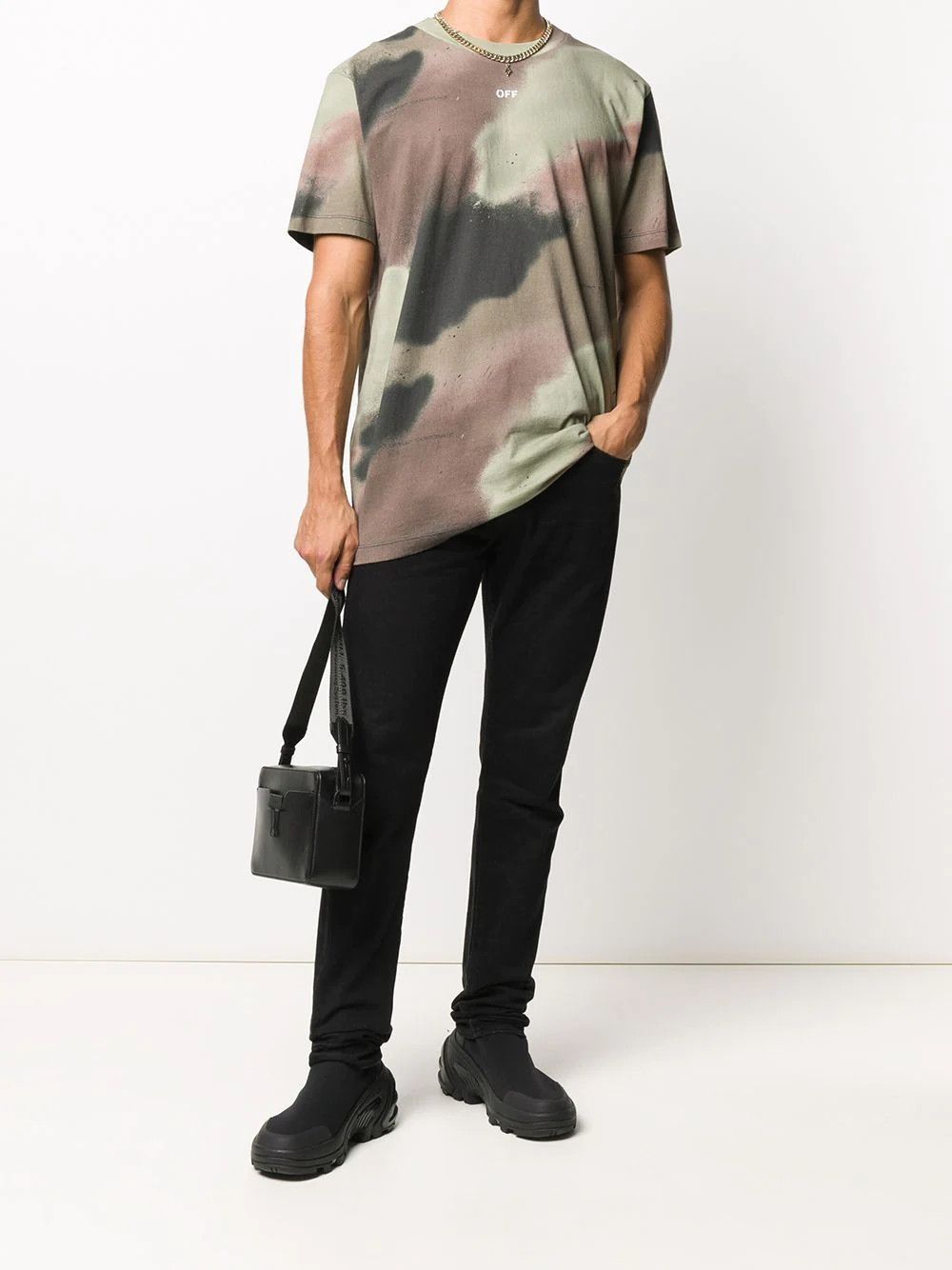 Off-White Camo Stencil Arrows T-Shirt Size XS / US 0-2 / IT 36-38 - 4 Thumbnail