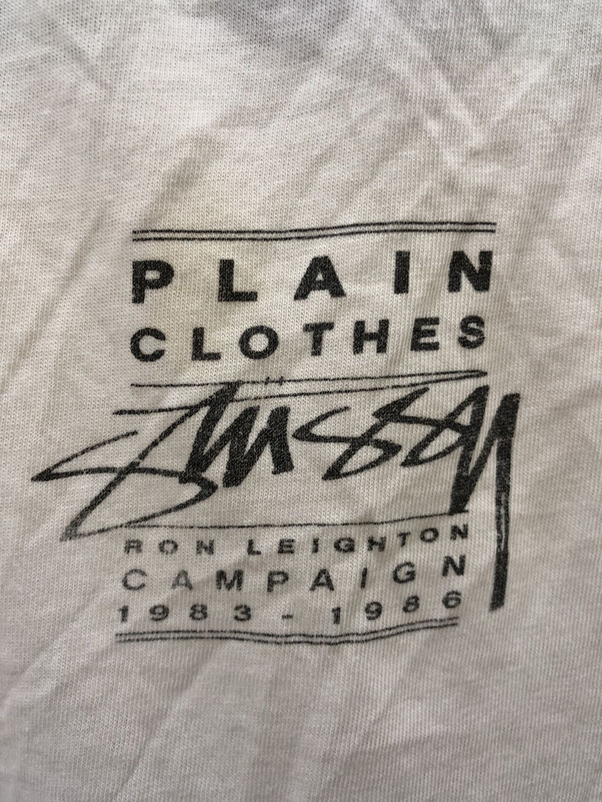 Stussy × Vintage Vintage 80s Singlet Stussy Ron Leighton -Campaign 1983-1986 Size US S / EU 44-46 / 1 - 9 Thumbnail