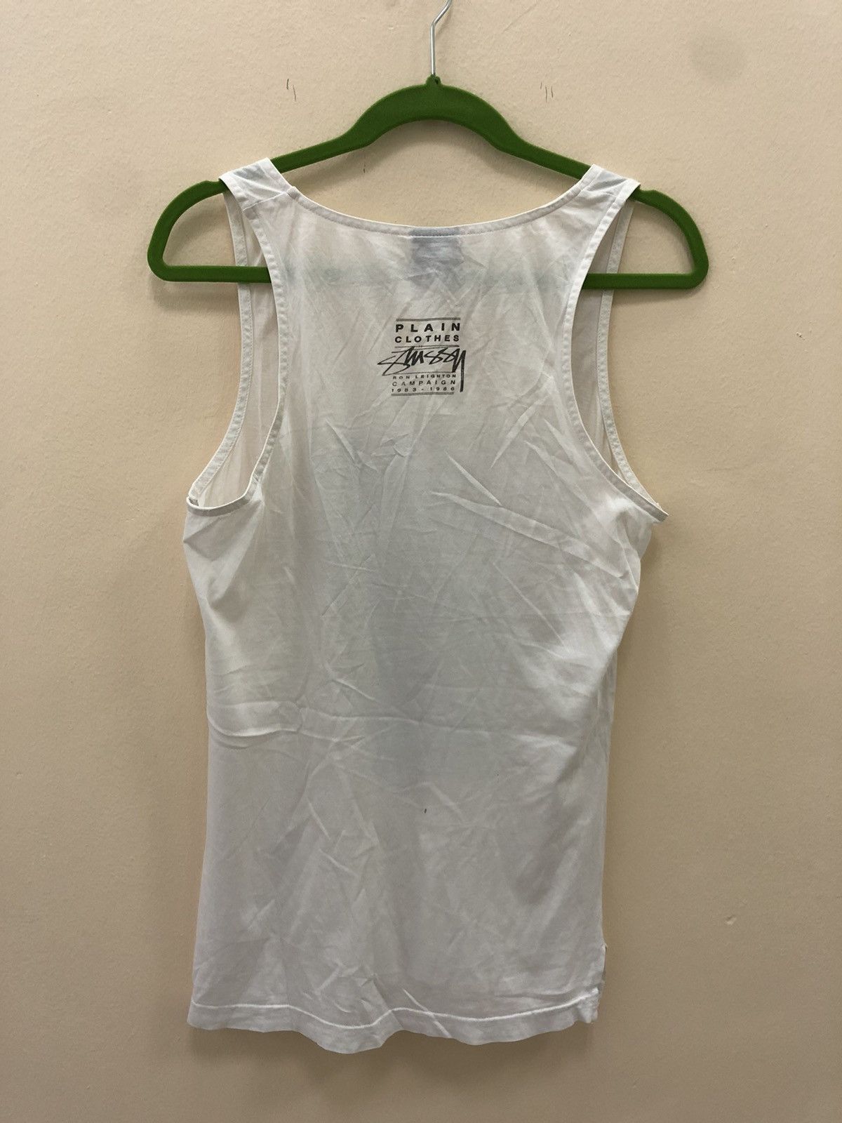 Stussy × Vintage Vintage 80s Singlet Stussy Ron Leighton -Campaign 1983-1986 Size US S / EU 44-46 / 1 - 8 Thumbnail