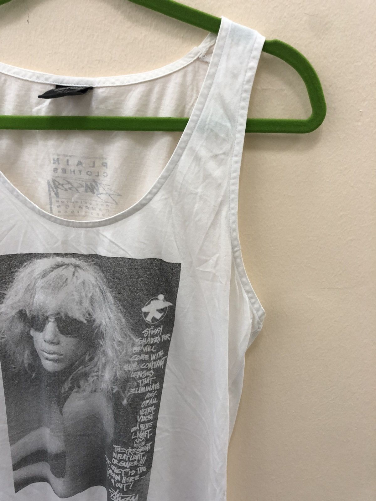 Stussy × Vintage Vintage 80s Singlet Stussy Ron Leighton -Campaign 1983-1986 Size US S / EU 44-46 / 1 - 4 Thumbnail