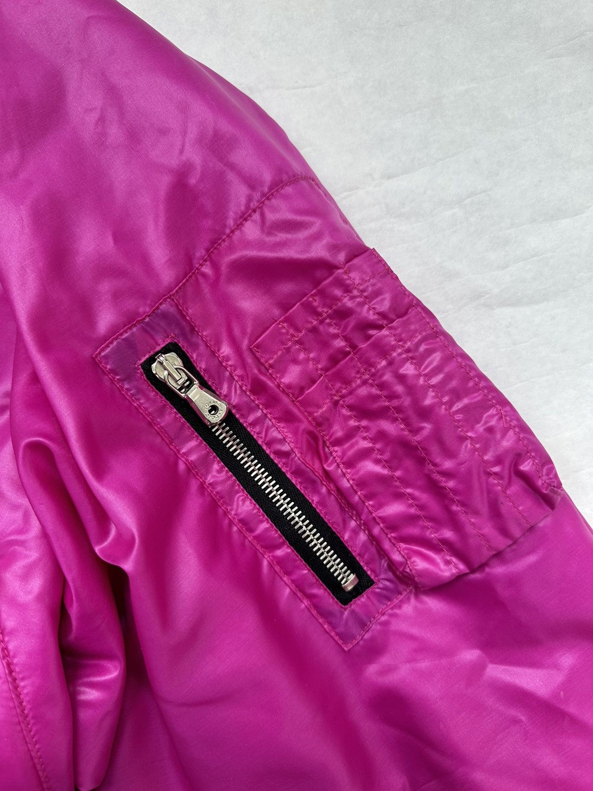 Dolce & Gabbana Dolce&Gabbana FW 2003 Pink Cropped Fur Down Jacket runway Size M / US 6-8 / IT 42-44 - 13 Thumbnail