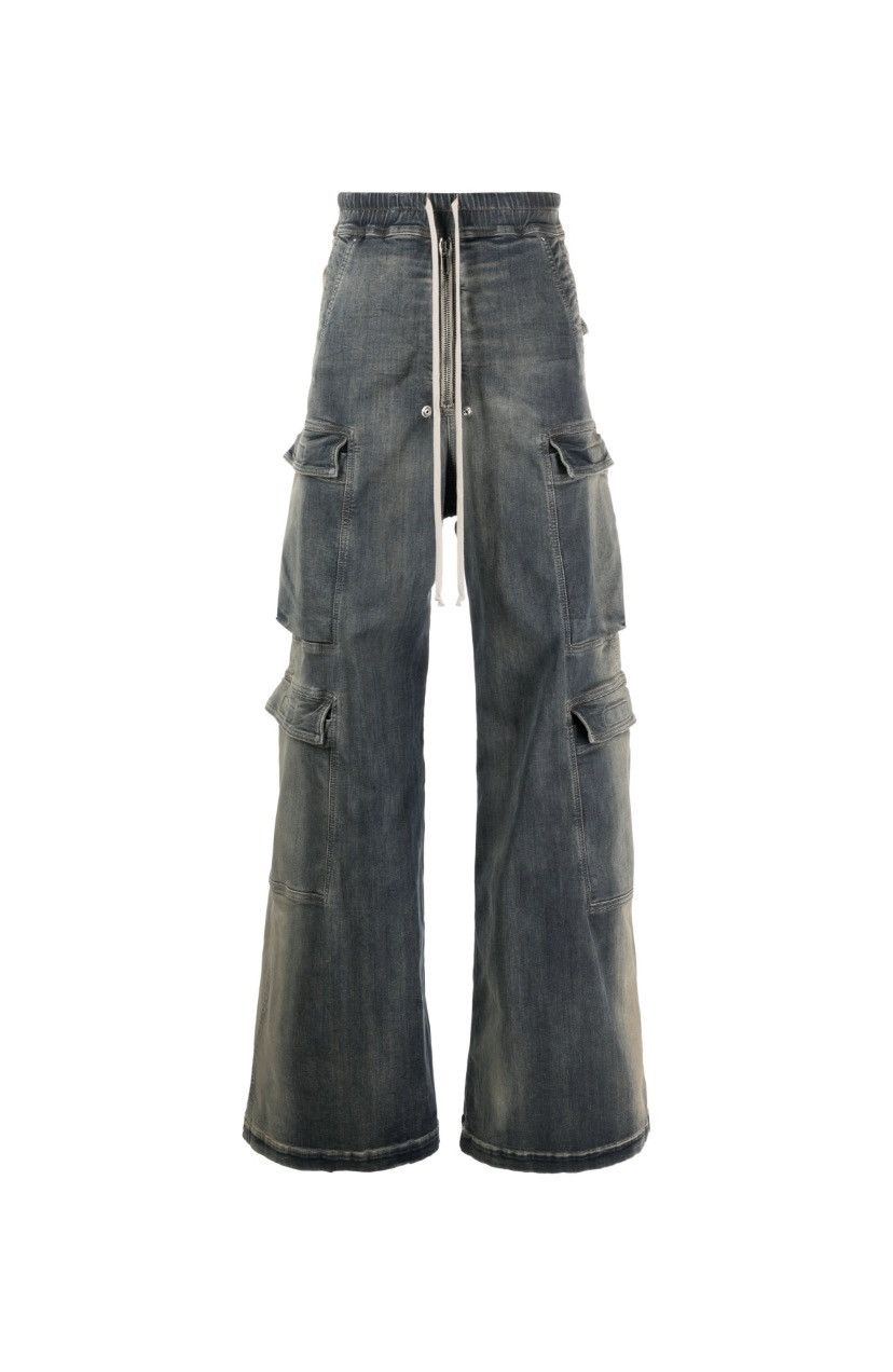 Rick Owens NEW | SS23 EDFU DOUBLE CARGO JUMBO BELA MINERAL PEARL DEGRAD Size US 32 / EU 48 - 14 Thumbnail