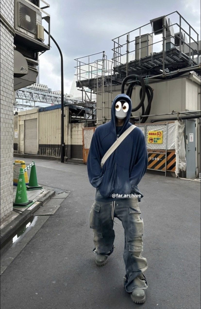 Rick Owens NEW | SS23 EDFU DOUBLE CARGO JUMBO BELA MINERAL PEARL DEGRAD Size US 32 / EU 48 - 13 Thumbnail