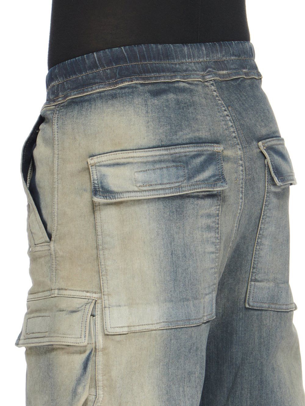 Rick Owens NEW | SS23 EDFU DOUBLE CARGO JUMBO BELA MINERAL PEARL DEGRAD Size US 32 / EU 48 - 10 Thumbnail