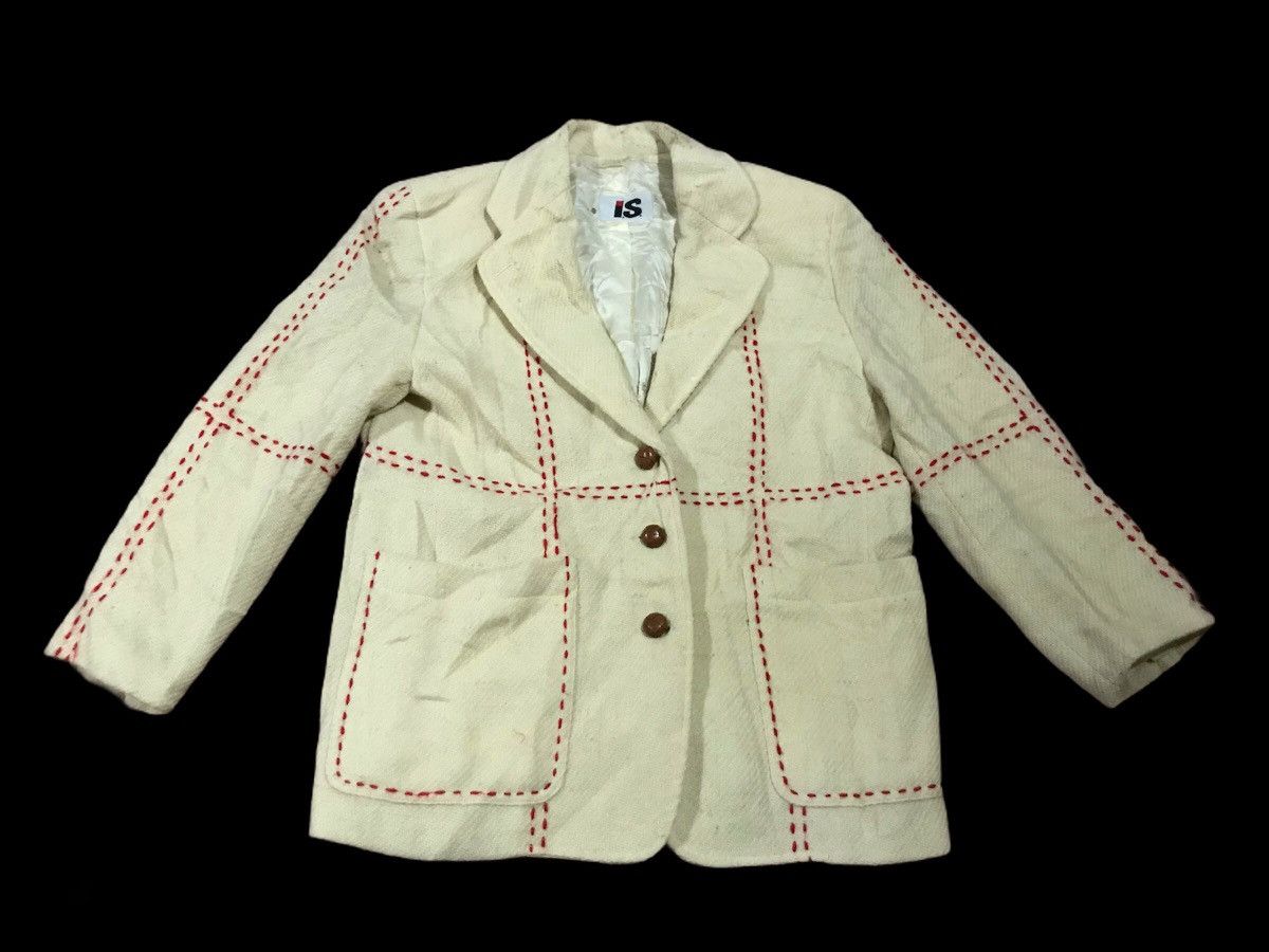 Issey Miyake 🔥rare🔥Issey Miyake wool distressed jacket Size US M / EU 48-50 / 2 - 4 Thumbnail