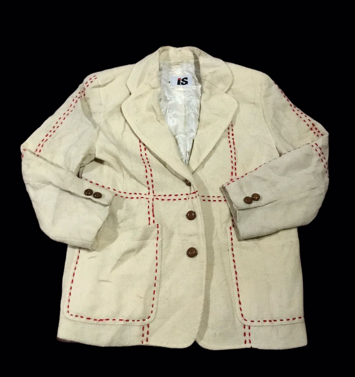 Issey Miyake 🔥rare🔥Issey Miyake wool distressed jacket Size US M / EU 48-50 / 2 - 1 Thumbnail