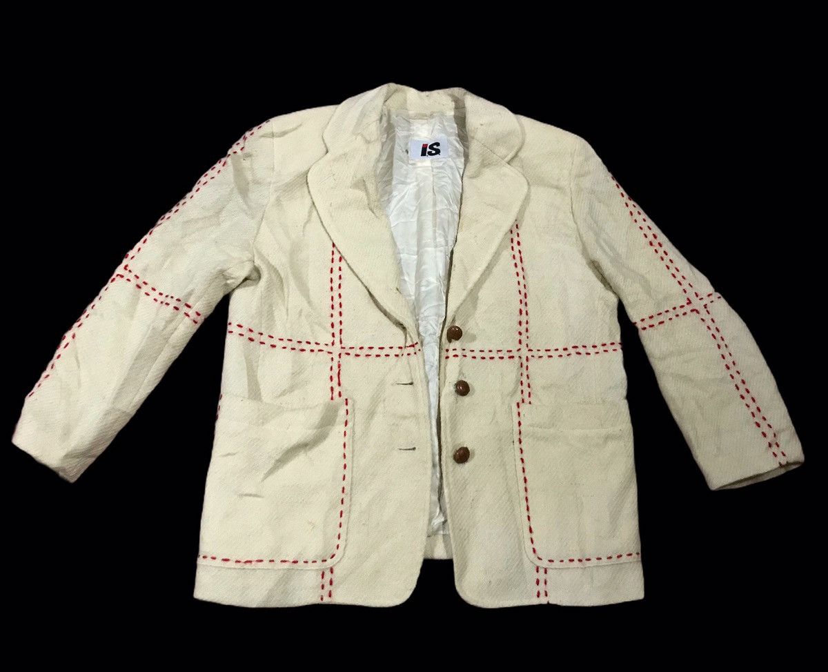 Issey Miyake 🔥rare🔥Issey Miyake wool distressed jacket Size US M / EU 48-50 / 2 - 3 Thumbnail