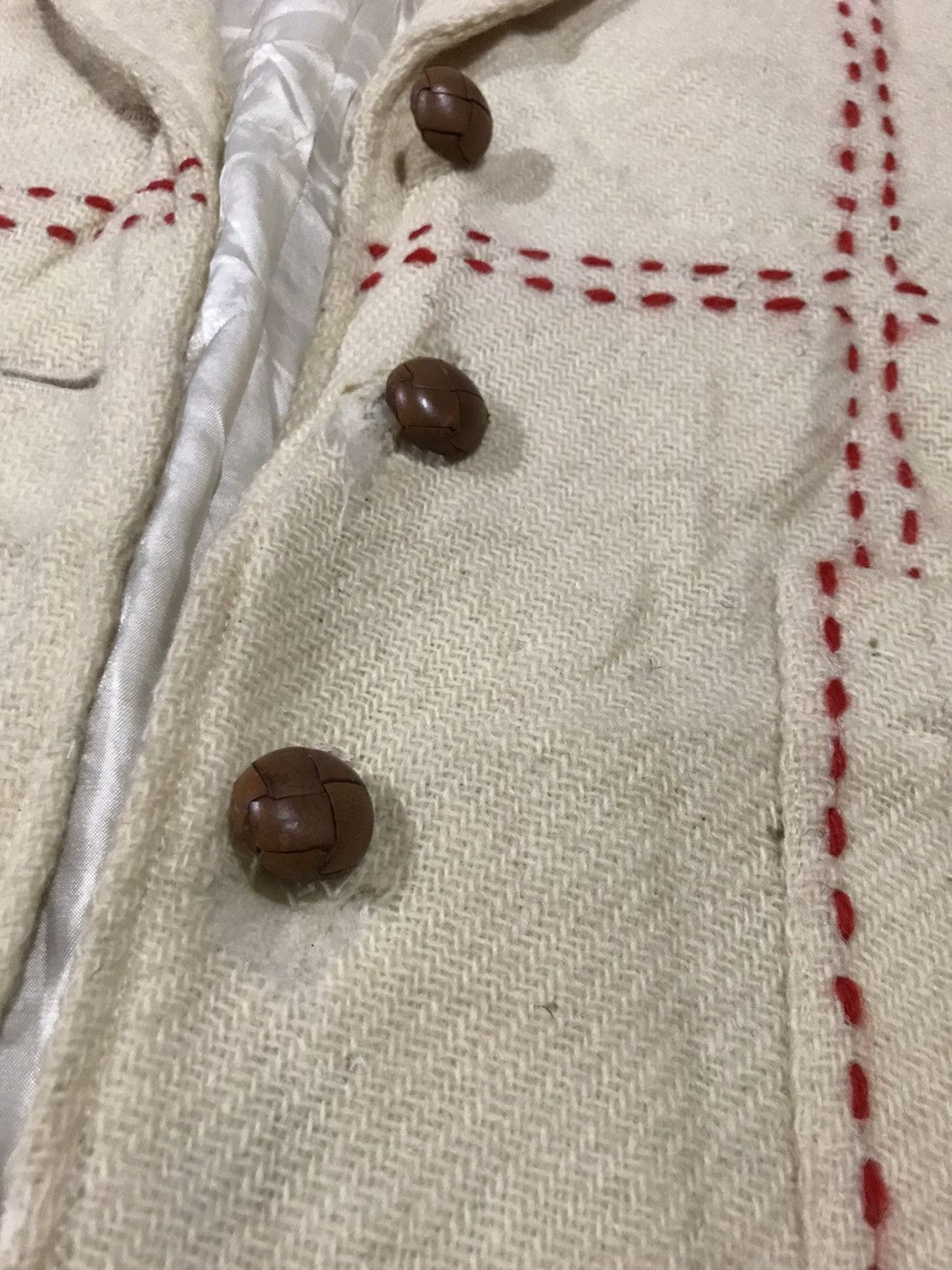 Issey Miyake 🔥rare🔥Issey Miyake wool distressed jacket Size US M / EU 48-50 / 2 - 10 Thumbnail