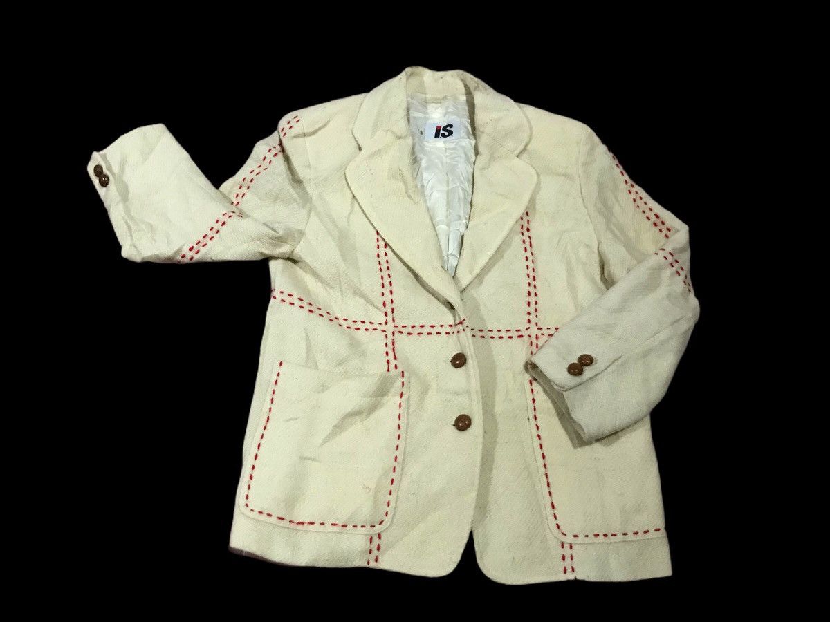 Issey Miyake 🔥rare🔥Issey Miyake wool distressed jacket Size US M / EU 48-50 / 2 - 6 Thumbnail