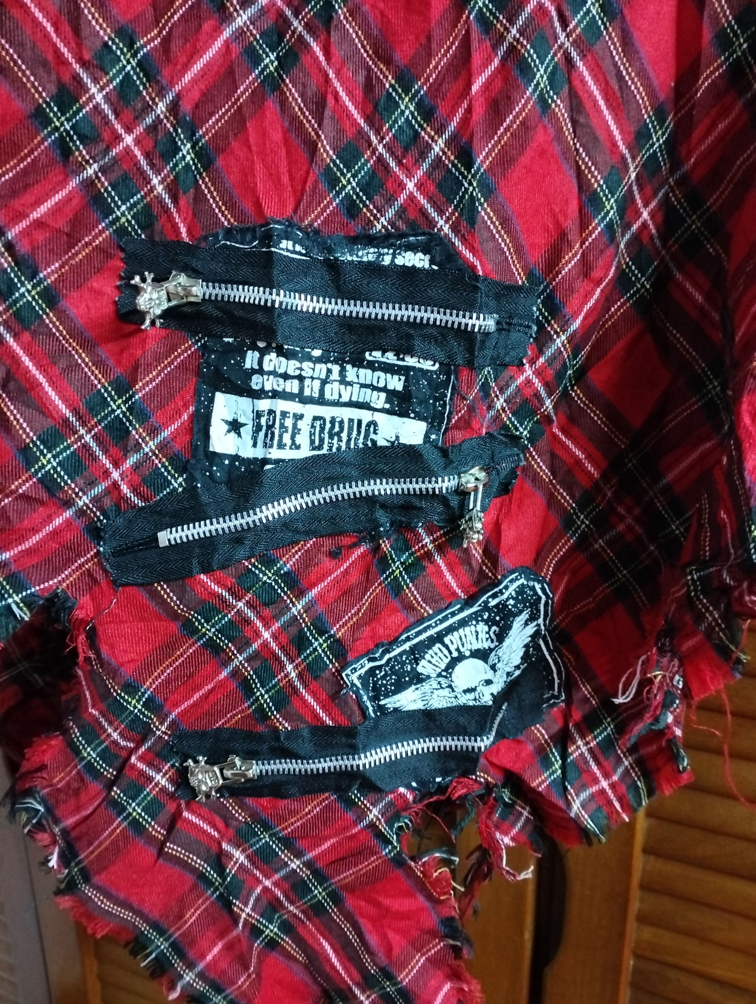 Seditionaries RARE🔥 MAD PUNK Mini Skirt Patch Zipper Design Size 27" / US 4 / IT 40 - 6 Thumbnail