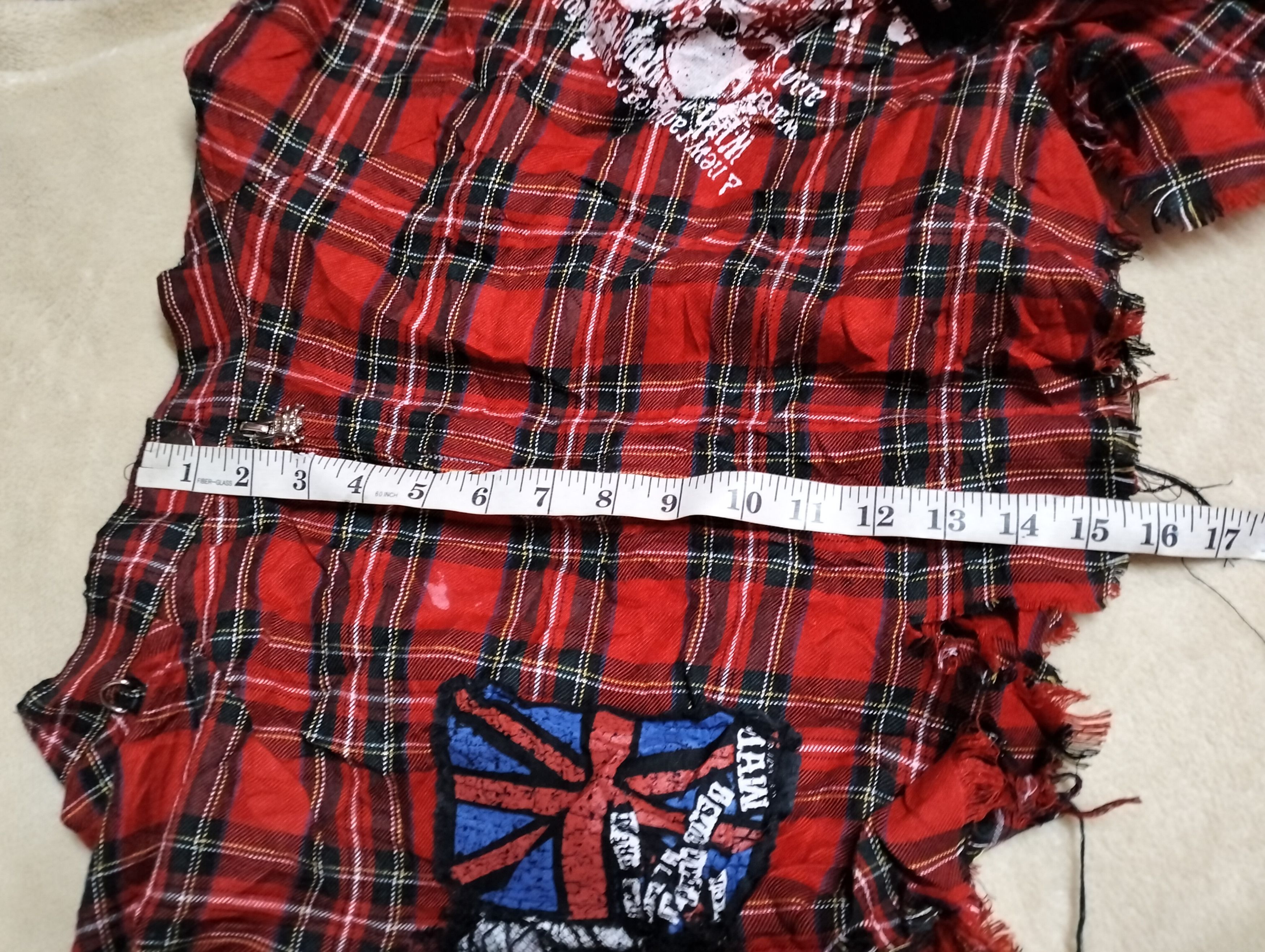 Seditionaries RARE🔥 MAD PUNK Mini Skirt Patch Zipper Design Size 27" / US 4 / IT 40 - 11 Thumbnail
